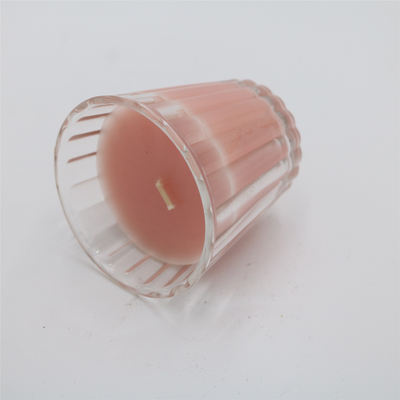 Candela profumata del barattolo di vetro rosa naturale del ODM 4oz per fragranza della Camera