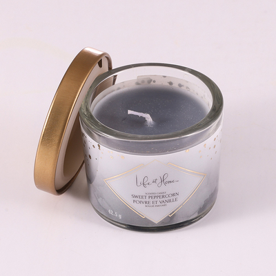 MSDS che stampati su ordinazione mini 1.6oz ha sentito le candele di vetro di cocktail stonano con il coperchio del metallo
