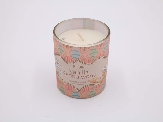 Tè di vetro bianco dei porta-candela dell'OEM il piccolo accende la cera della soia di 5 Oz