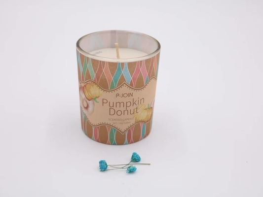 Tè di vetro bianco dei porta-candela dell'OEM il piccolo accende la cera della soia di 5 Oz