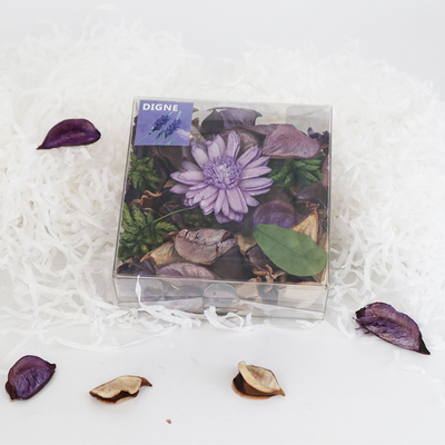 La bustina profumata secca fatta a mano dei potpourri dell'aroma dei petali insacca 90g