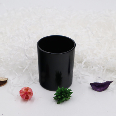 Tazze votive di vetro nere vuote 6.2x7.3 del supporto di candela di Tealight per la chiesa