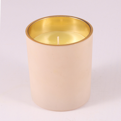 Personale 6 candele profumate del barattolo di vetro dorato di Oz con i coperchi 40g