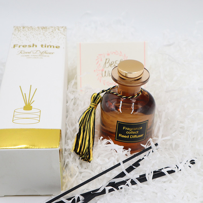Insieme di lusso del regalo di Reed Diffuser 126ml dell'aroma in bottiglia di Brown per fragranza domestica