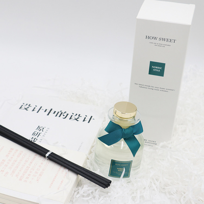 Regalo di lusso di Reed Diffuser 126ml dell'aroma messo con il nastro verde e l'etichetta su ordinazione