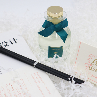 Regalo di lusso di Reed Diffuser 126ml dell'aroma messo con il nastro verde e l'etichetta su ordinazione