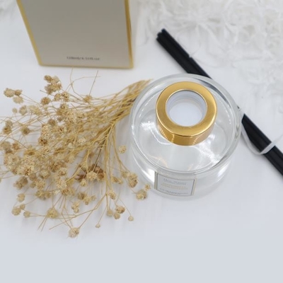 Aroma Reed Diffuser 126ml rotondo il regalo di lusso della bottiglia messo con il coperchio dell'oro
