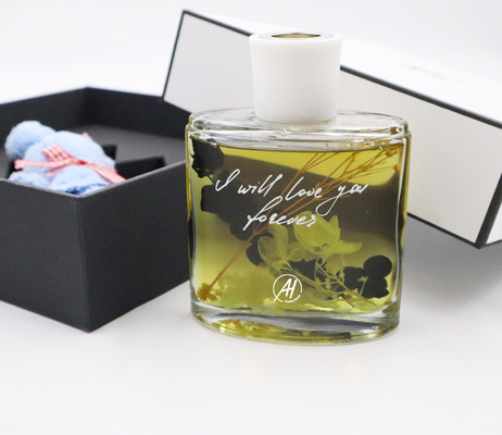 Regalo di lusso della bottiglia del quadrato di Reed Diffuser 180ml dell'aroma messo con la scatola bianca