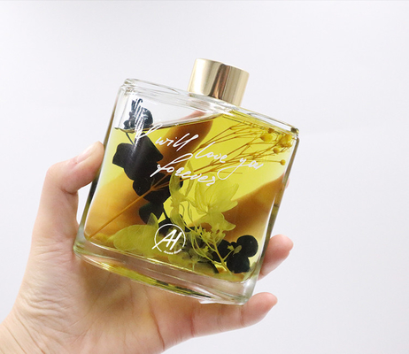 Regalo di lusso della bottiglia del quadrato di Reed Diffuser 180ml dell'aroma messo con la scatola bianca