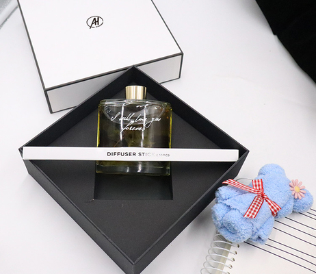 Regalo di lusso della bottiglia del quadrato di Reed Diffuser 180ml dell'aroma messo con la scatola bianca