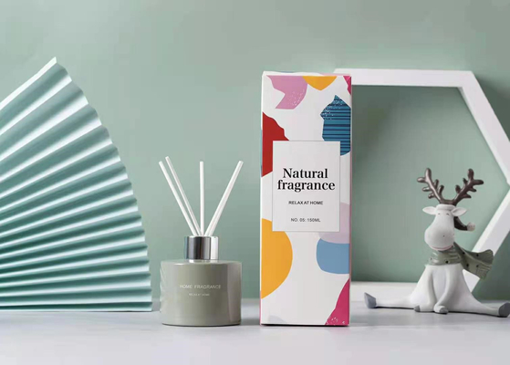 Profumo di lusso di Reed Diffuser Colorful Gift Set 120ml dell'aroma con la scatola di CMYK
