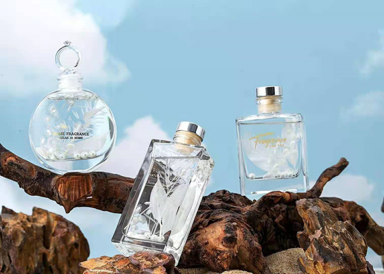 Regalo di lusso del profumo del quadrato di Reed Diffuser 150ml dell'aroma messo con il fiore secco