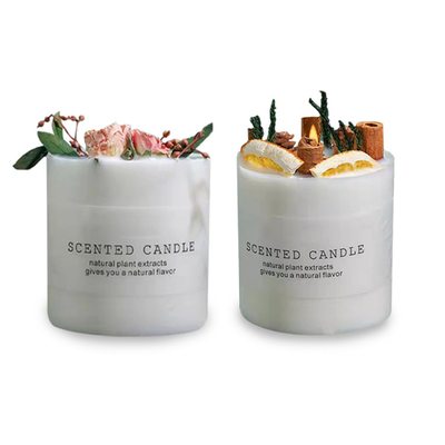 La soia di Msds ha sentito i petali che l'aromaterapia ha asciugato gli insiemi 5oz del regalo della candela dei fiori