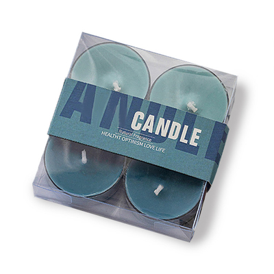 La lavanda su misura della soia ha sentito la candela di Tealight per la decorazione domestica