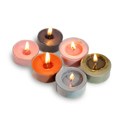 La lavanda su misura della soia ha sentito la candela di Tealight per la decorazione domestica