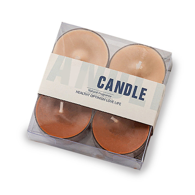 La lavanda su misura della soia ha sentito la candela di Tealight per la decorazione domestica
