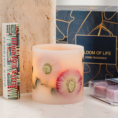 la candela decorativa del diffusore di Tealight del bagno 4pk ha messo l'insieme domestico del regalo del profumo