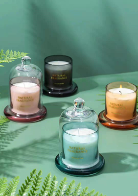 Insiemi di vetro del regalo della candela della casa dell'aroma di aromaterapia della cupola