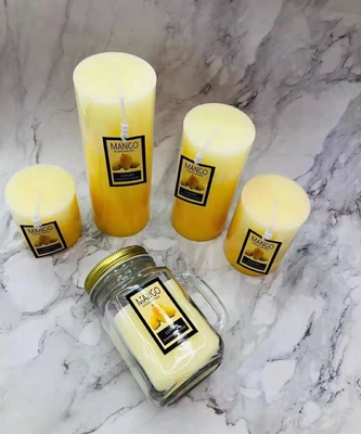 la colonna fatta a mano delle candele della soia di 3.5oz 4.5oz ha sentito le candele per distensione della tensione
