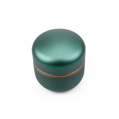 Giro del ODM 6 Oz Tin Container Candle Red Green con il chicco di caffè