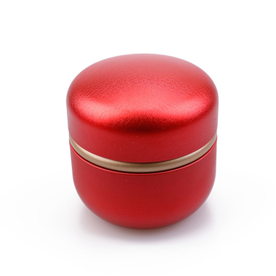 Giro del ODM 6 Oz Tin Container Candle Red Green con il chicco di caffè
