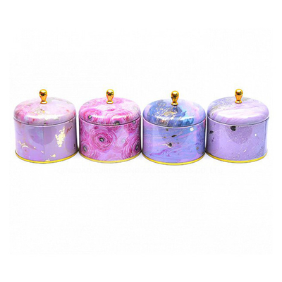Metallo profumato fatto a mano Tin Can Candle 100ml 250ml della cera della soia
