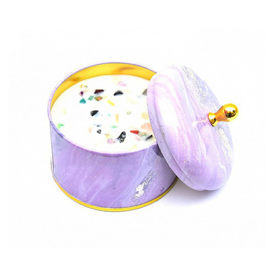 Metallo profumato fatto a mano Tin Can Candle 100ml 250ml della cera della soia