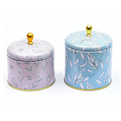 Metallo profumato fatto a mano Tin Can Candle 100ml 250ml della cera della soia