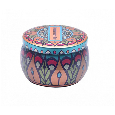 Piccola decorazione di alluminio unica 120g di Tin Can Candle With Stone