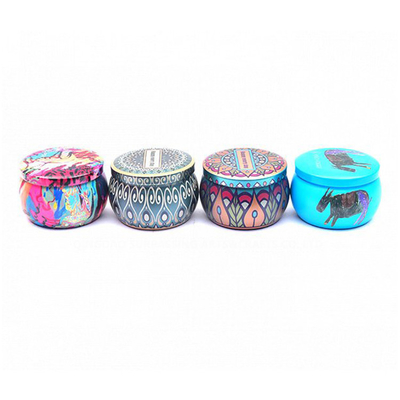 Piccola decorazione di alluminio unica 120g di Tin Can Candle With Stone