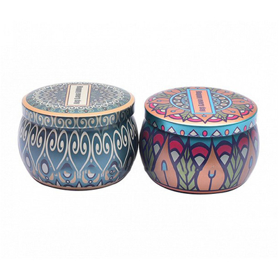 Piccola decorazione di alluminio unica 120g di Tin Can Candle With Stone