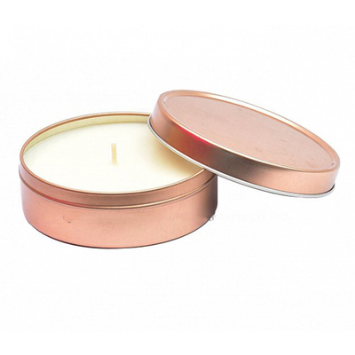 Metallo di alluminio Mini Tin Candles For Votive Tealight 3oz della cera profumata della soia