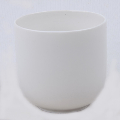il bianco normale 7oz ha sentito il vaso ceramico naturale della candela della soia per dormire