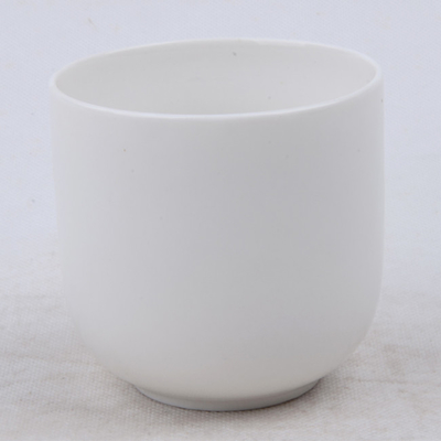 il bianco normale 7oz ha sentito il vaso ceramico naturale della candela della soia per dormire