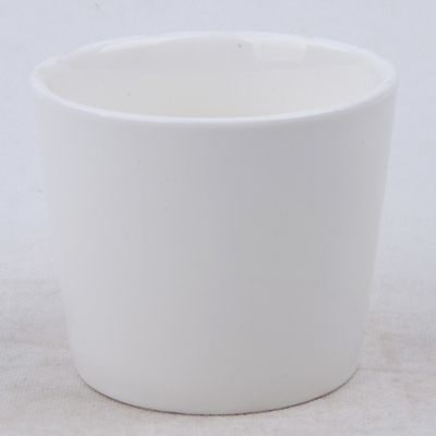 il bianco normale 7oz ha sentito il vaso ceramico naturale della candela della soia per dormire