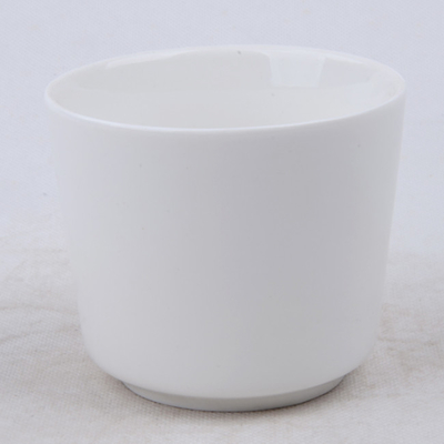 il bianco normale 7oz ha sentito il vaso ceramico naturale della candela della soia per dormire