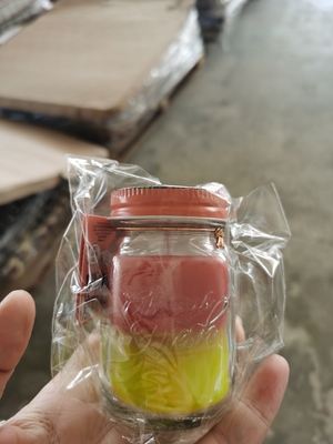 Cera Mason Jar Custom Scented Candle sveglio della soia della casa dell'aroma con la maniglia