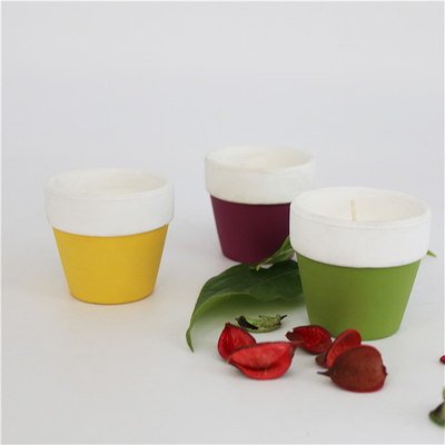 Candele di vetro personali della soia della lavanda del barattolo della candela del nero di 7oz MSDS per la decorazione interna
