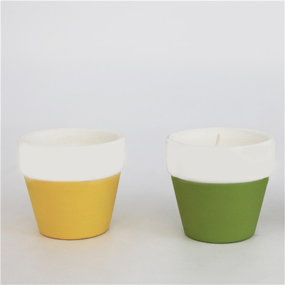 Candele di vetro personali della soia della lavanda del barattolo della candela del nero di 7oz MSDS per la decorazione interna