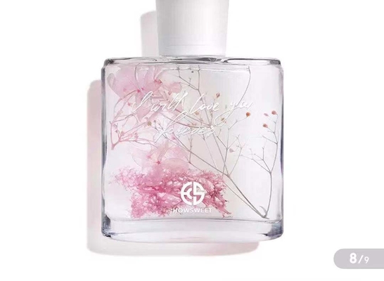 Aroma Reed Diffuser 100ml del profumo della stanza con la decorazione secca dei fiori