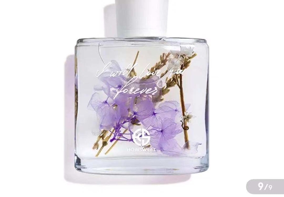 Aroma Reed Diffuser 100ml del profumo della stanza con la decorazione secca dei fiori