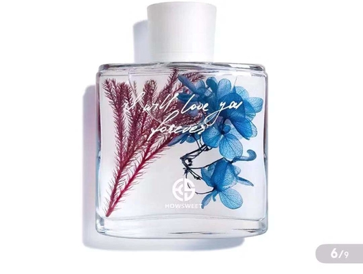 Aroma Reed Diffuser 100ml del profumo della stanza con la decorazione secca dei fiori